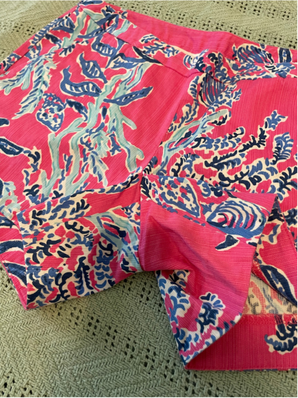 Women's Lilly Pulitzer Shorts Size 00 Pink coral coastal prep - Picture 6 of 8
